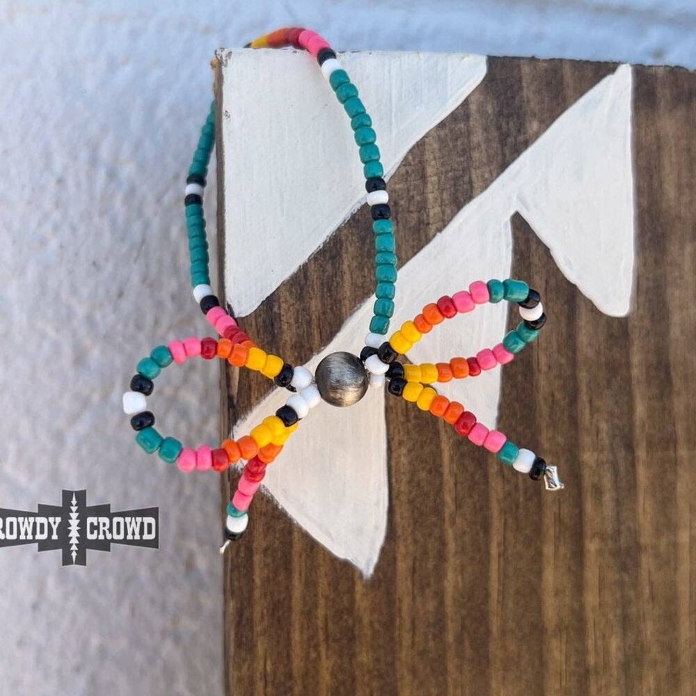 Dakota Bow Bracelet | Colorful Beaded Western Bow Bracelet